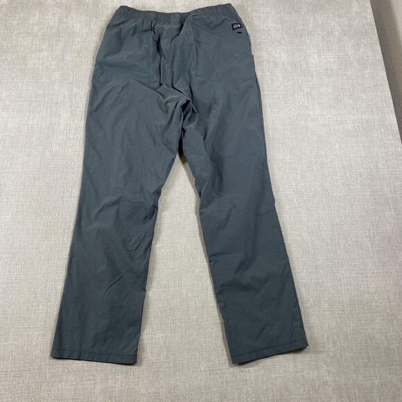 Mountain Hardwear Pants Mens Large Gray Nylon Stretch Drawstring Hiking OM9359 - Picture 7 of 13